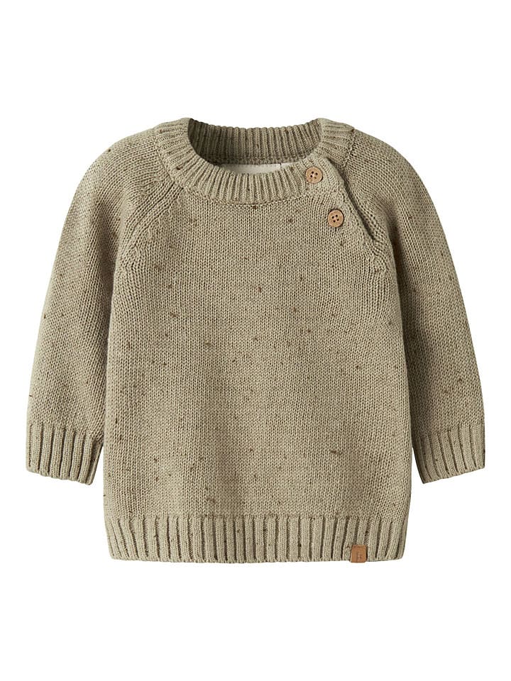 Lil Atelier Pullover "Galto" in Khaki - 56
