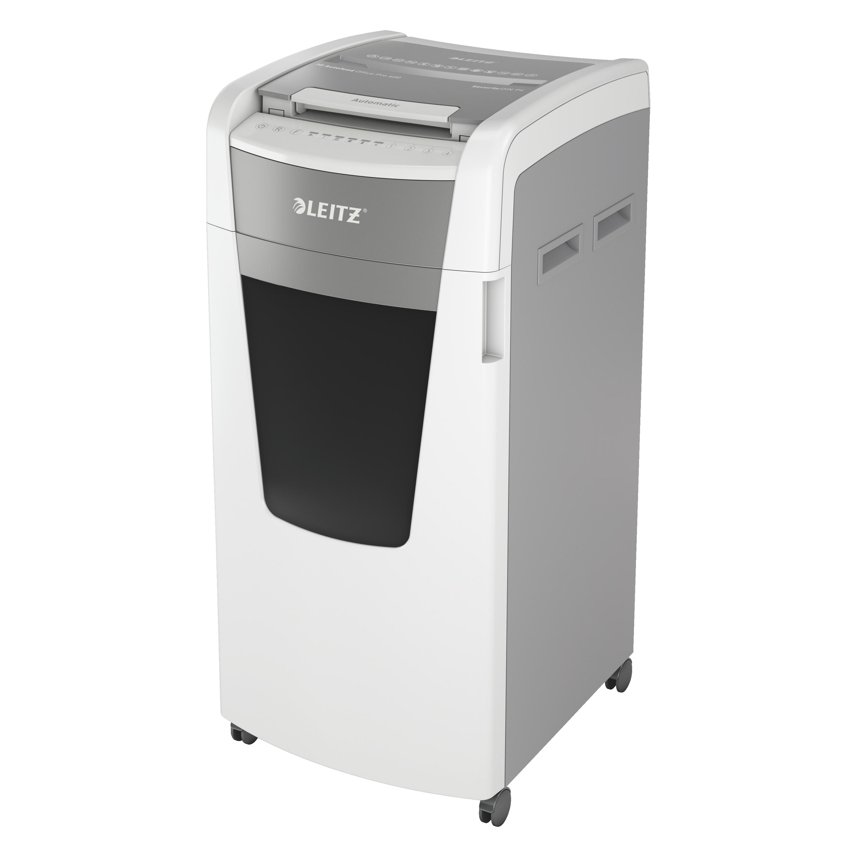 Leitz Aktenvernichter IQ Autofeed Office Pro 600 P4 (Partikelschnitt) (80170000)