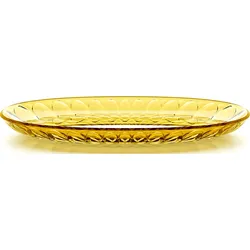 Vanity Serviertablett 32 cm oval gelb
