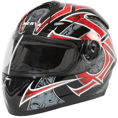 Motorradhelm NERVE "NH2013" Gr. L, rot, Helme, L Kopfumfang: 59cm - 60cm
