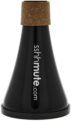 sshhmute Practice Mute Piccolo Trp. BK Noir