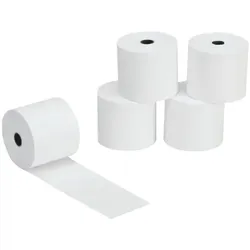 Franz Veit 5er-Pack Recycling-Kassenrollen / Additionsrollen 57 mm / 40 m weiß, 5.7 cm