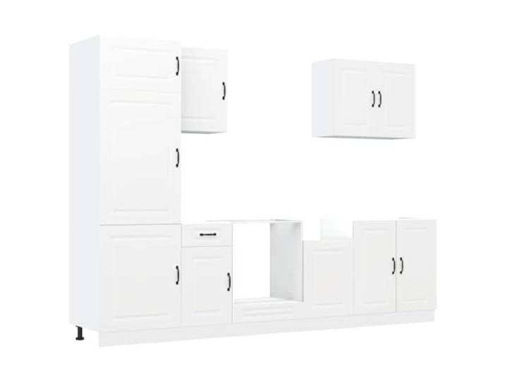 vidaXL 7-TLG. Küchenschrank-Set Kalmar Weiß Holzwerkstoff