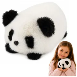 Plüschpanda, Kuscheltier, schwarz-weiß, 16 cm