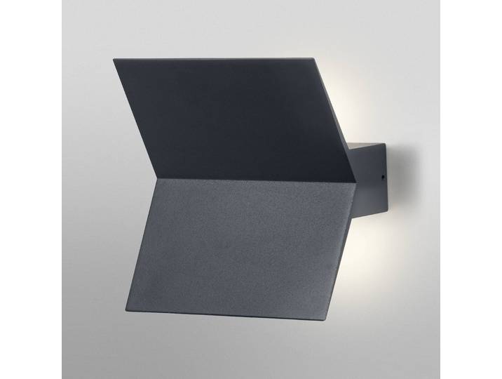 OSRAM LED Aussenwandleuchte ENDURA STYLE BAT, alu / grau / zink, Aluminium, Modern, LED Wandleuchte außen