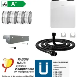 BOSCH Wohnungslüftungspaket BOPA VE1 V5001 C 260, Wandkonsolen-Set