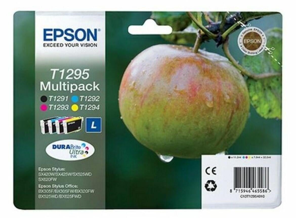 Epson Inktpatronen voor Stylus SX/BX en WF 3/7 L-modellen, multifunctioneel, 1x 11,2 ml en 3x 7,0 ml