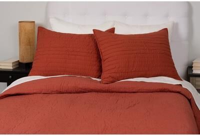 Amity Home Brighton, Cotton, Brick, Quilt