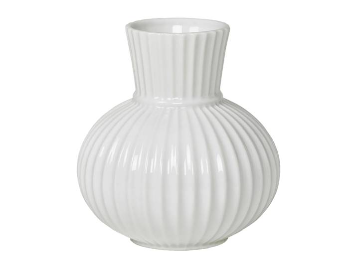 Lyngby Porcelæn Vase Lyngby Tura blanc 14,5 cm
