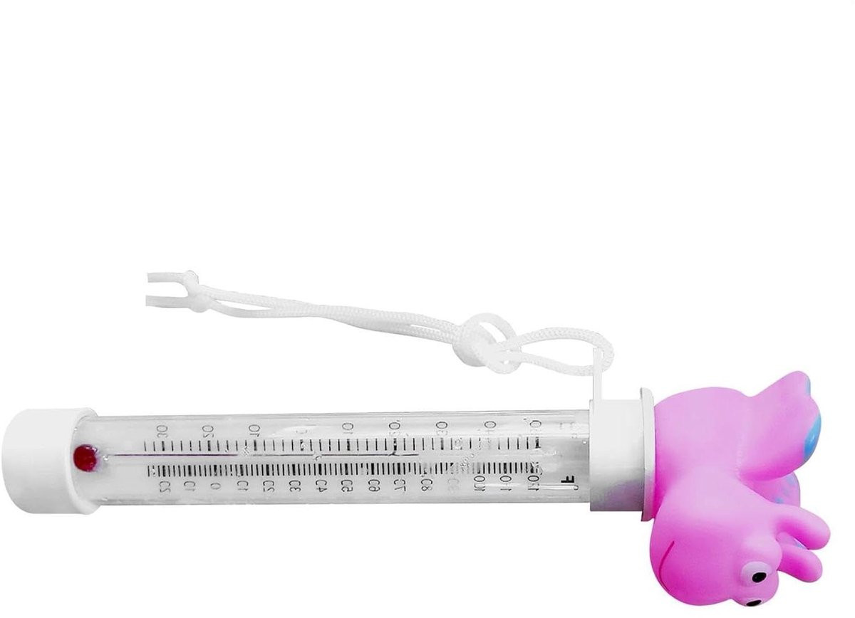 Vlinder Zwembad Temperatuurmeter - Waterthermometer voor Hottub en Spa - Dubbele Schaal - 20,4 cm