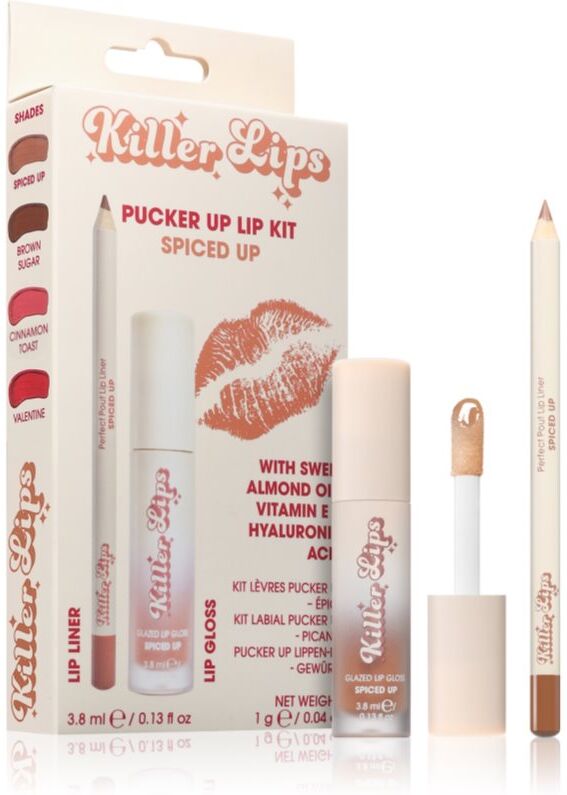 Killer Lips Pucker Up Lip Kit set for lips W Spiced Up