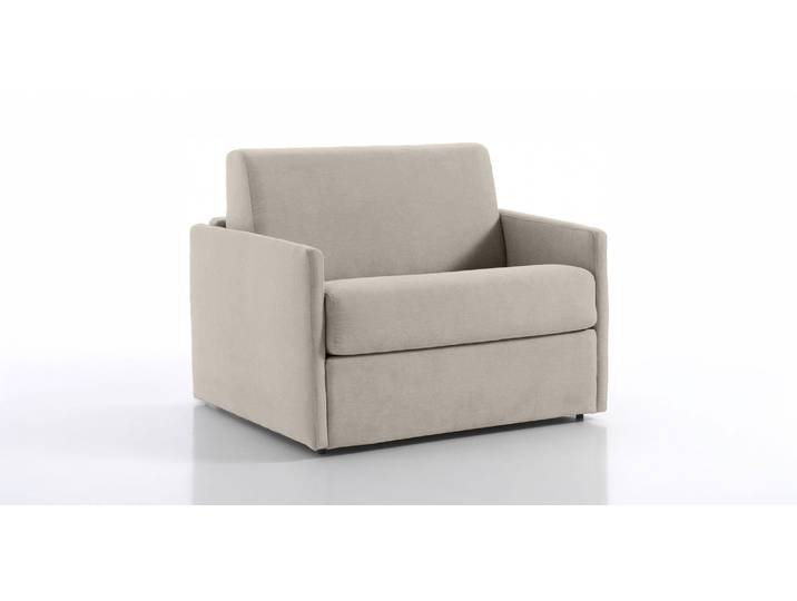 MONTPELLIER - Fauteuil convertible - Tweed, Beige
