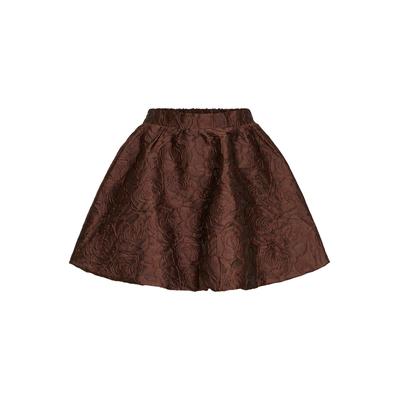 Midirock ICHI "Damen Casual IHKINUA", Damen, Gr. 40, braun (chicory coffee), Obermaterial: 100% Polyester PES., Röcke