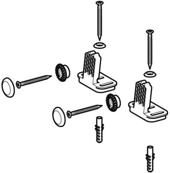 Geberit Befestigungsset für Stand-WC-/Bidet 597175000