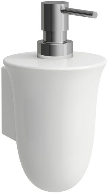 LAUFEN The new classic Seifenspender H8738550000001 9,5x10,5x12,5cm, weiß