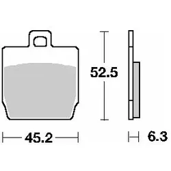 SBS, Bremsbeläge