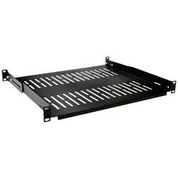 VALUE 19-Zoll-Geräteträger, 485 x 400mm, max. 25kg, schwarz 26.99.0403
