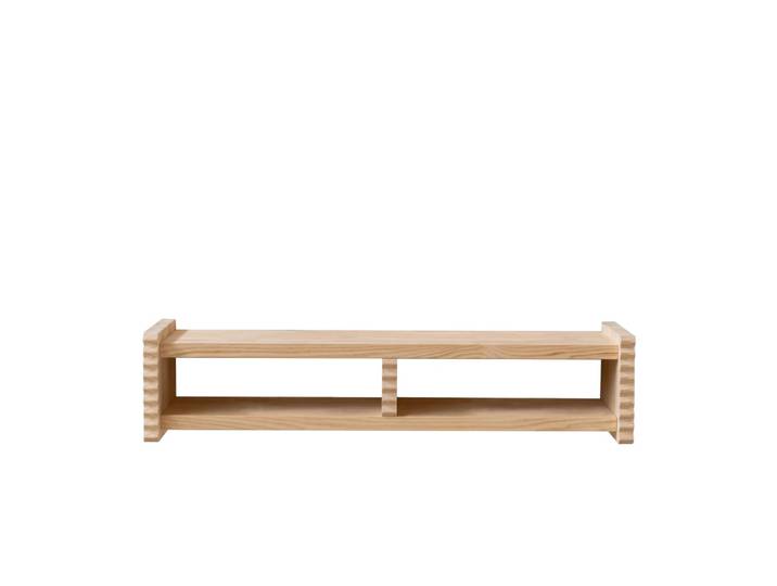Console d'entrée flottante en bois naturel