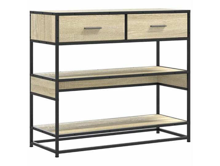 JILL'S - Console Meuble - charge 20 kg - Table console - VIDAXL - chêne sonoma 90x35x80cm - Bois d'ingénierie OCT19875248