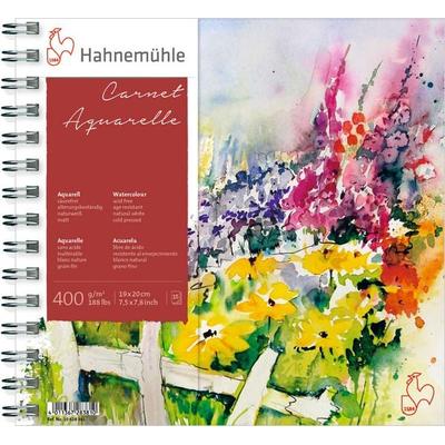 Hahnemühle Papier Carnet Aquarelle, 19 x 20 cm, 400 g/m²