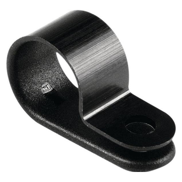 HellermannTyton Schwarz Nylon 6.6 P Clip 16mm (211-60008)