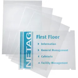 Durable, Informationsschild, Crystal Sign Refill