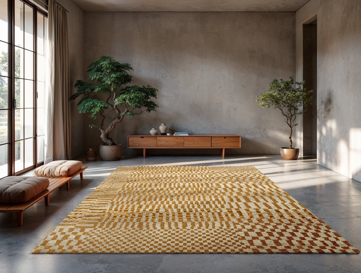 Louis De Poortere Berber Erg Wasbaar Vloerkleed voor Binnen en Buiten - 140 x 200 cm - Laagpolig Tapijt van Gerecycled PET