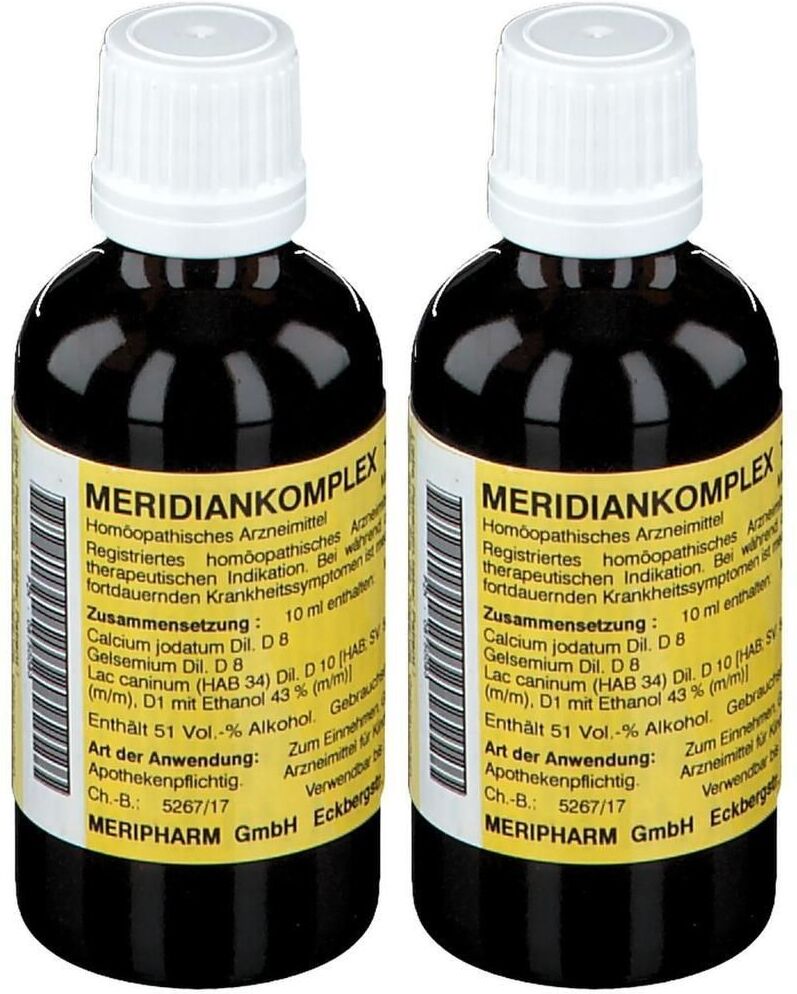 MERIPHARM Meridiankomplex 15 Mischung 2x 2x50 ml