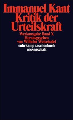 Immanuel Kant - Werkausgabe, Band 10: Kritik der Urteilskraft - Preis vom 07.10.2026 11:45:10 h