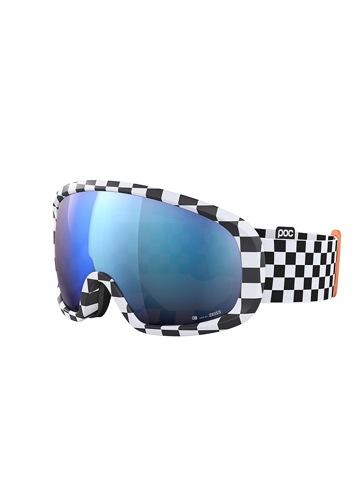 POC Ski-/ Snowboardbrille "Fovea RS" in Schwarz/ Weiß/ Blau - onesize