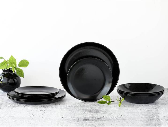 Service de table Diana 10 x 9 x 10cm Noir