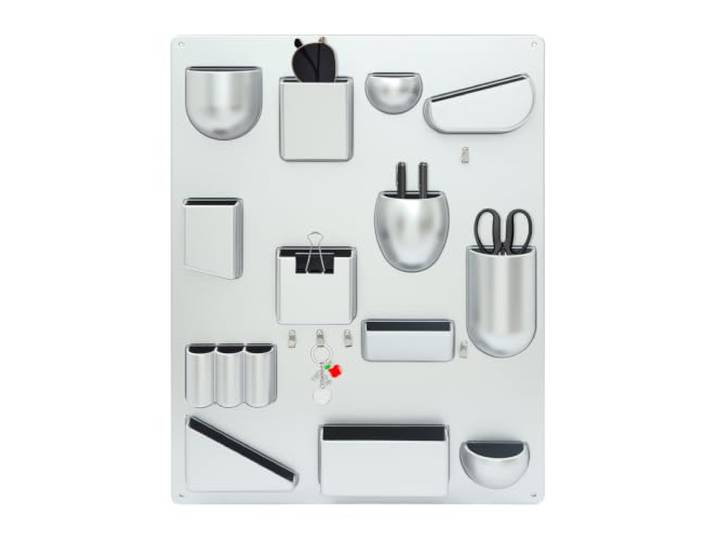 Wandregal Rechteckig Kreatives Dekoratives Aufbewahrungsregal Silber Multifunktionales Desktop-Organizer für Badezimmer Büros Schlafsäle Schlafzimmer Wandspeicherregal 53.5×7.5×69cm