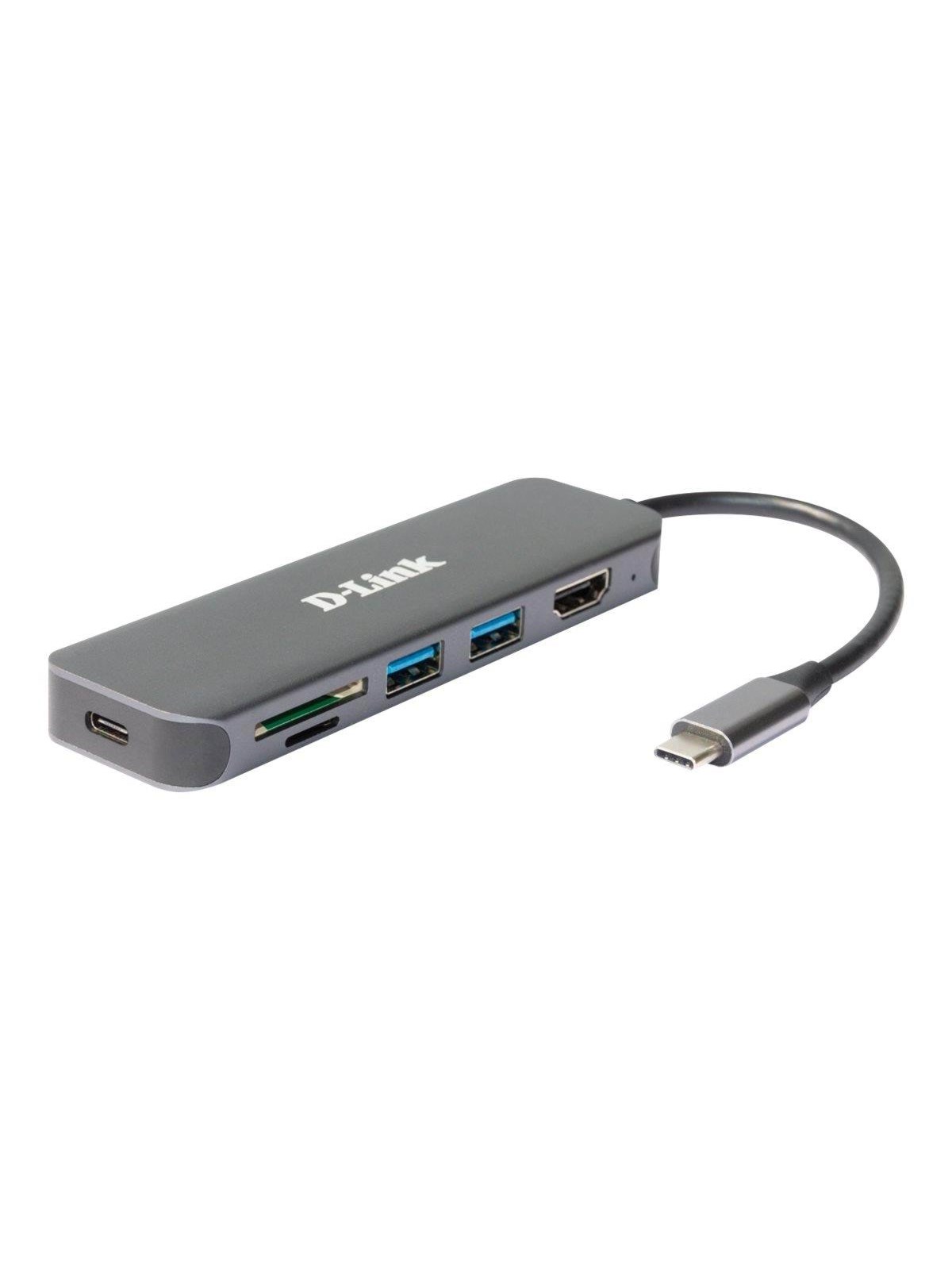 D-Link DUB-2327 - docking station - USB-C / Thunderbolt 3 - HDMI