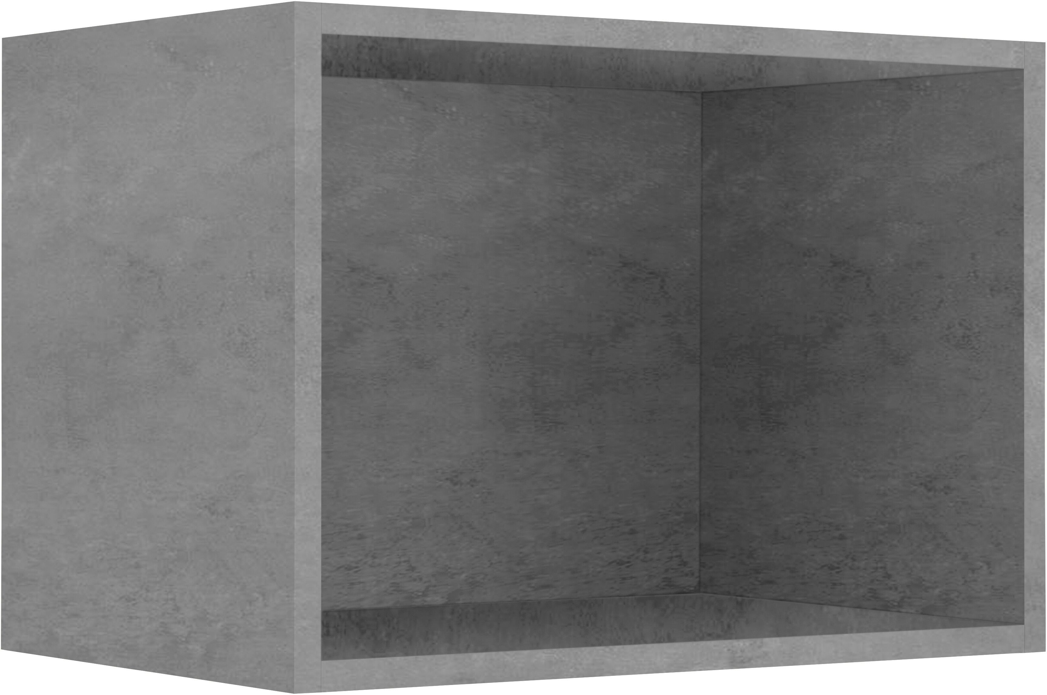 Hängeregal WIHO KÜCHEN "Flexi2", grau (betonfarben), B:50cm, Regale, Hängeregal, Breite 50 cm betonfarben B/H/T: 50cm