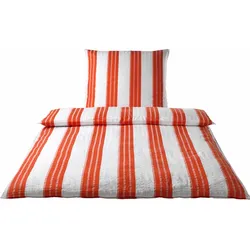 Elegante Seersucker Bettwäsche »Brighton« 7014-01 Bettwäsche 155x220 cm / 80x80 cm
