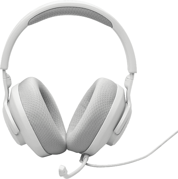 Auriculares gaming - JBL Quantum 100M2, Circumaurales, Diadema con cable, Micrófono, Blanco