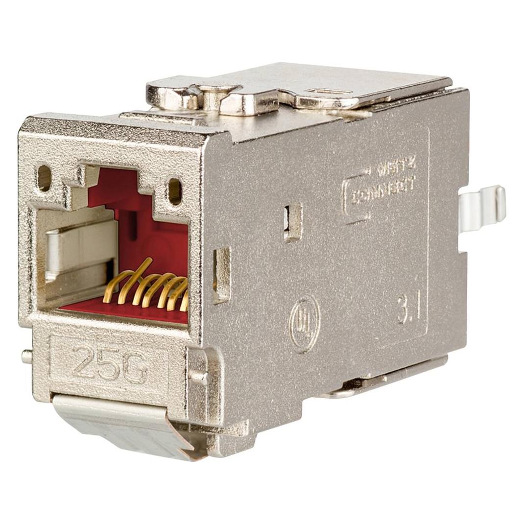 Metz Connect 130B11-25-E MC 25G-net Jack 25G modul (Netzwerk Kupplung) (130B11-25-E)