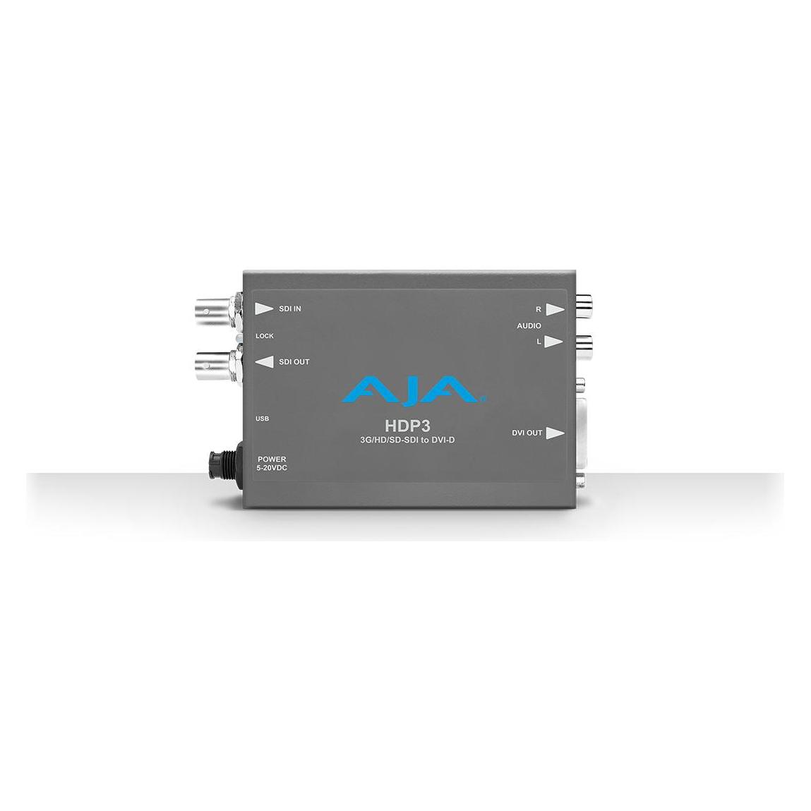 AJA HDP3 3G-SDI/HD-SDI/SDI to DVI video/audio converter (HDP3)