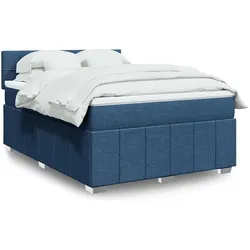 vidaXL, Boxspringbett, Pearl (Block mit Quadraten) (140 x 190 cm)