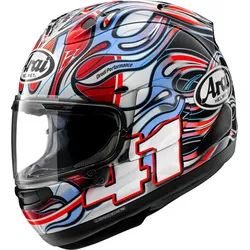 Arai RX-7V Evo Haga WSBK, Integralhelm - Schwarz/Weiß/Rot/Blau - L