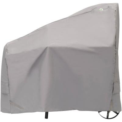 Grill-Schutzhülle TEPRO, grau, B:125,7cm H:119,4cm L:73,7cm, Polyester, Planen, BxLxH: 126x74x119 cm, für Smoker mittel