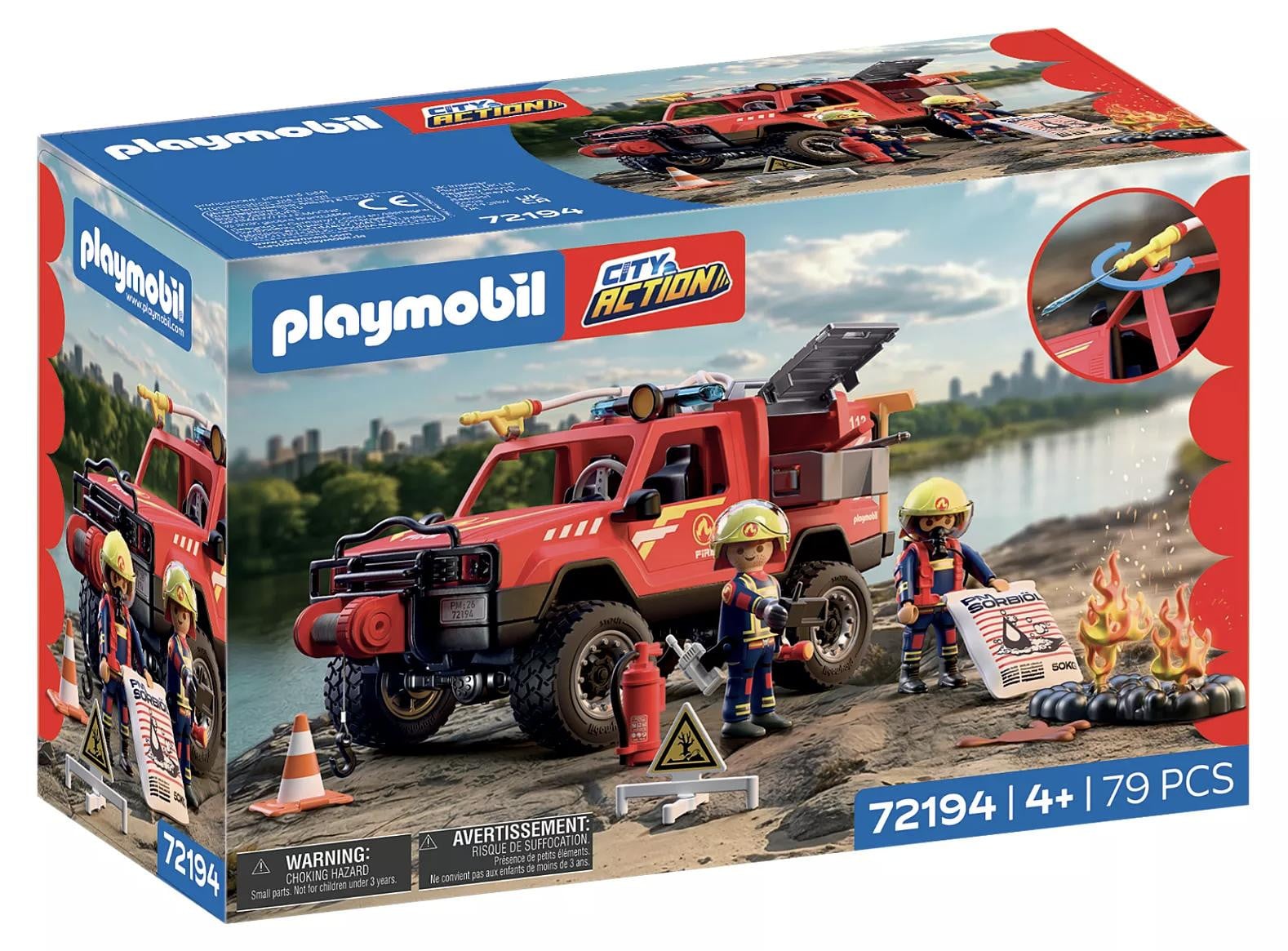 Playmobil brandweerwagen