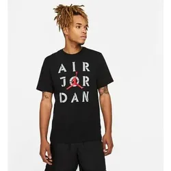NIKE Herren Fantrikot Jordan AJ5, Größe XXL in Schwarz Schwarz