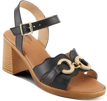 Women's Sardinia Sandal by Spring Step in Black (Size 36 M)