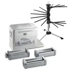 Marcato Aufsatz Impastatrici - Tagliolini AE-150-TAG, Zubehör Küchengeräte, Silber