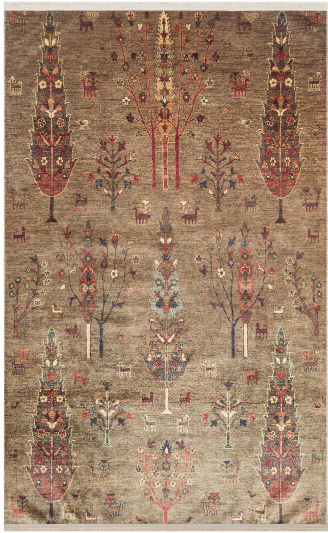Alpen Home Ricketts Rectangle Floral Area Rug Brown Rectangle 80cm x 300cm