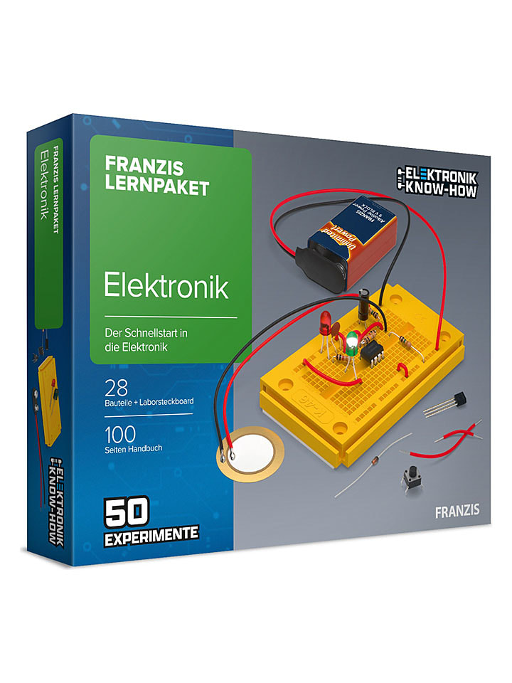 Experimentierset "Franzis Lernpaket Elektronik" - ab 14 Jahren - onesize