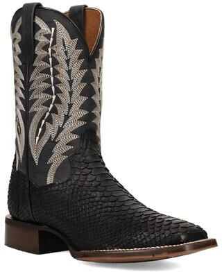 Dan Post Boots Midnight Reign (Men's) Casual in Black, Size 13 D, Genuine Exotic