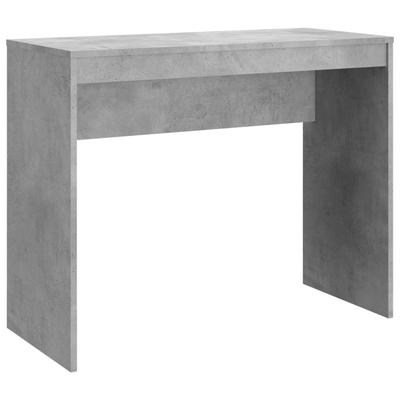 Helloshop26 - Schreibtisch Tisch Arbeitsplatz Computermöbel Arbeitszimmer 90 x 40 x 72 cm Holzwerkstoff grau 02_0023848