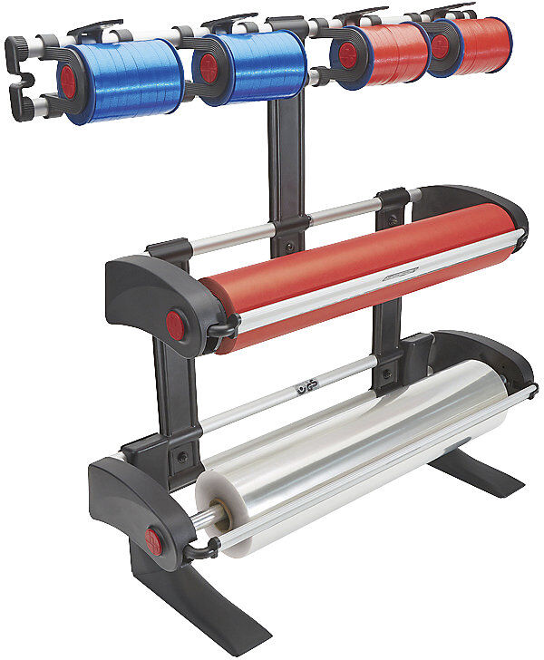 kaiserkraft Tischabroller, mit Aufsatz und Bandabroller, max. Rollenbreite 400 - 500 mm, ab 10 Stk